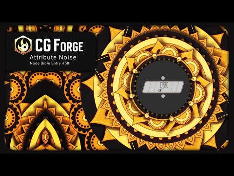 Houdini | The Attribute Noise SOP | Node Bible Quicktip