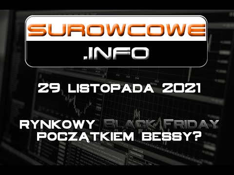 Surowcowe.info 29 listopada 2021 – rynkowy Black Friday początkiem bessy?