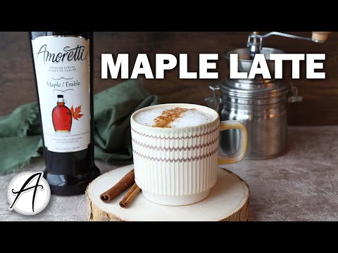 How to Make a Dairy Free Maple Latte | Oat Milk Latte Recipe