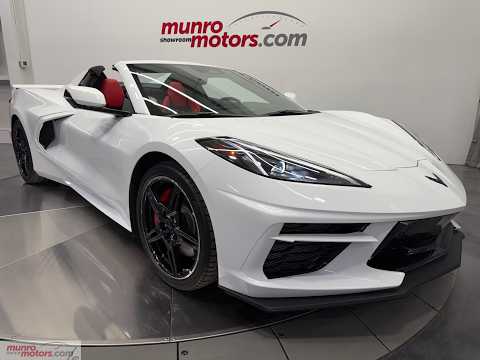 2025 Chevrolet Corvette Stingray Convertible 3LT in White for sale at Munro Motors in Brantford, ON