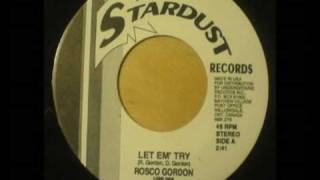 Rosco Gordon - Let 'em Try video