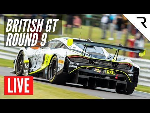 British GT 2020 LIVE - ft. Jenson Button and James Baldwin - Round 9 - SILVERSTONE 500