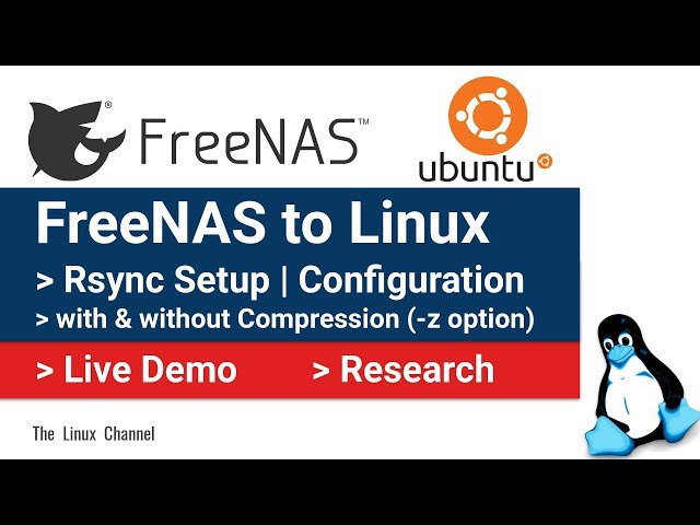 0x1b8 NAS OS | FreeNAS to Linux (Ubuntu) rsync setup/configuration | with and without Compression