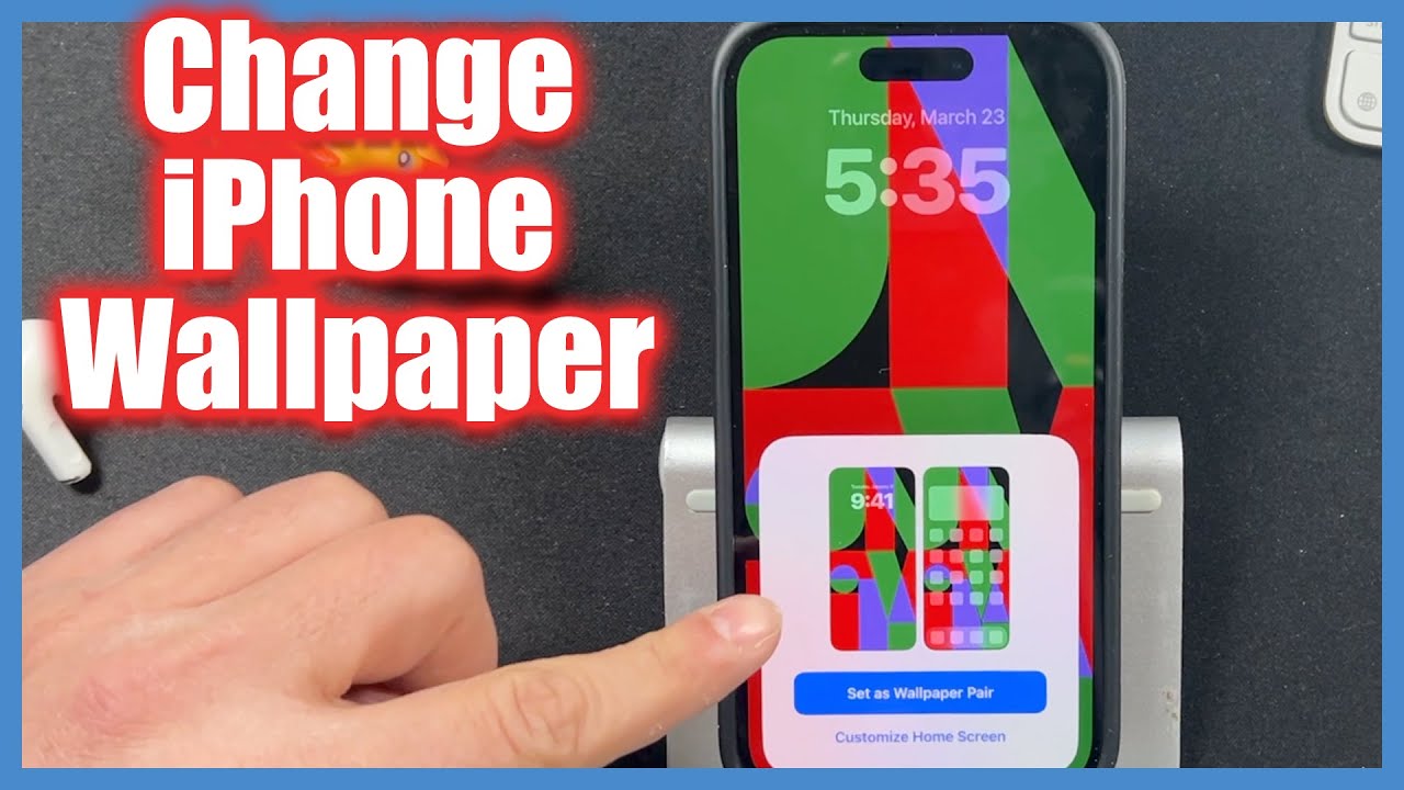 How To Change Wallpaper On iPhone 14 Pro Max - iPhone Beginners Guide