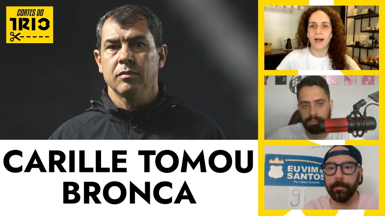 Carille TOMOU BRONCA por FALTAR à coletiva! | Cortes do Trio