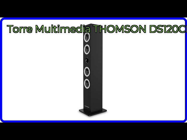 Vídeo relacionado con Altoparlante a torre - THOMSON - Nero/Legno - Bluetooth/CD/USB/SD, 60W, Radio FM, Telecomando, Alimentatore 230 V
