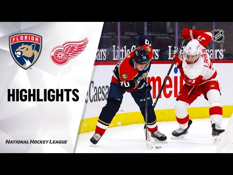 Panthers @ Red Wings 2/20/21 | NHL Highlights