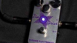 Video thumbnail for Durham Electronics Zia Drive Overdrive Pedal by ProGuitarShopDemos