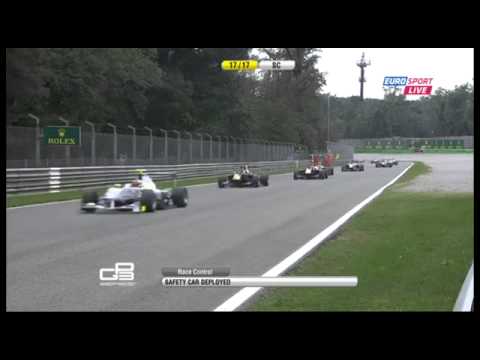 GP3 2013 Monza Race 2 Start Chaos!