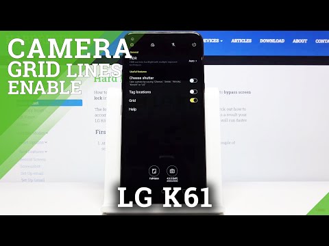 How to Activate Camera Grid Lines on LG K61 – Helper Lines