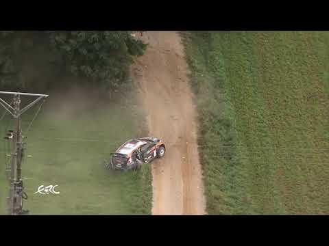 Rally Poland 2018 - Lukyanuk Crash on SS3