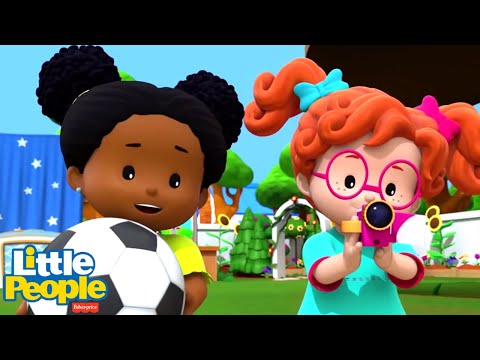 Football Fun! ⭐ @Little People – Fisher Price ⭐ Compilation - Kids TV Series, Kingdom Kids Zone - Little People - Fisher Price