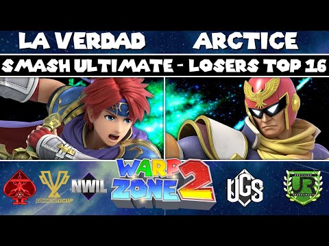 Warp Zone 2 Losers Top 16 - LA VERDAD (Roy) vs Arctice (Captain Falcon) - Smash Ultimate