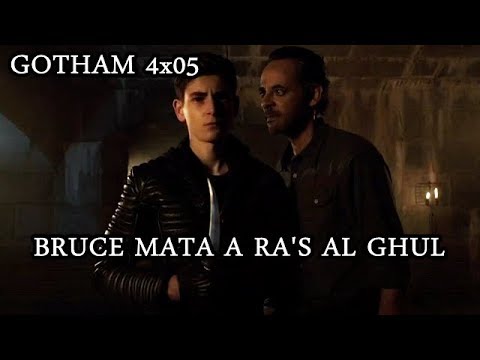 Gotham 4x05: Bruce kills Ra's al Ghul - Subtitulado