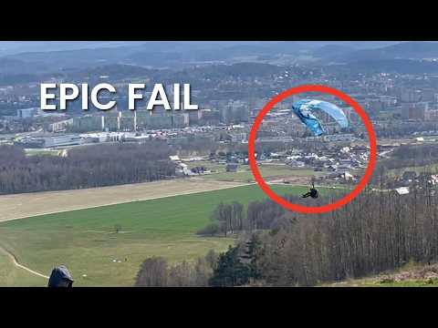Paragliding crash compilation | paragliding accident  | paragliding fails