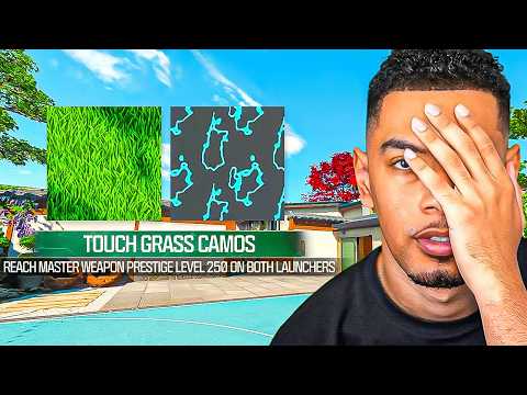 I got the LEVEL 250 LAUNCHERS and unlocked TOUCH GRASS CAMO..