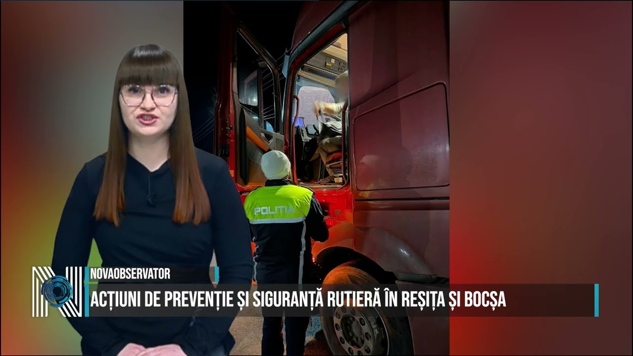 Acțiuni de prevenție și siguranță rutieră în Reșița și Bocșa