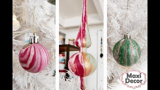 Christmas Chalky Paint Pouring