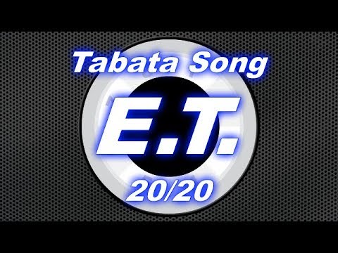 Tabata Song - E.T./ 20-20 Split | Workout timer: 8 Rounds With Vocal Cues /