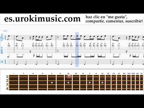 Tutorial de Ukulele DJ Khaled, Justin Bieber - No Brainer Clases Notas um-ih927