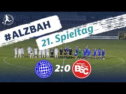 Alzenau consolidates 15th place | FC Bayern Alzenau - Bahlinger SC | Matchday 21 RLSW