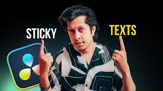 How to STICK ANYTHING to Moving Objects | Davinci Resolve Tutorial