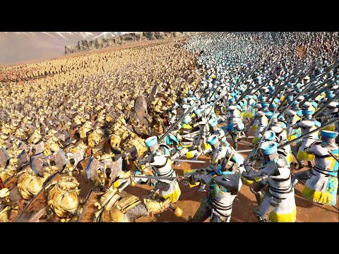 30000 DWARF vs 15000 HUMAN- Epic Fantasy Battle Simulator - EFBS