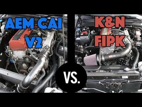 AEM CAI V2 vs K&N FIPK for the honda s2000!