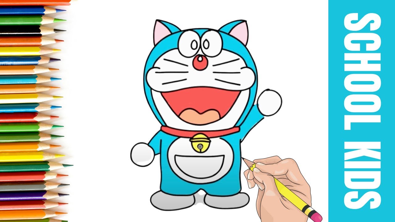 Draw Doraemon - Easy Step by Step Guide for Kids