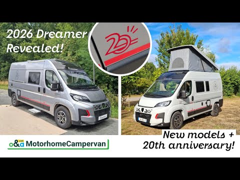 🚐 Dreamer 2026 Campervan Launch! | New Models + 20th Anniversary Editions Revealed