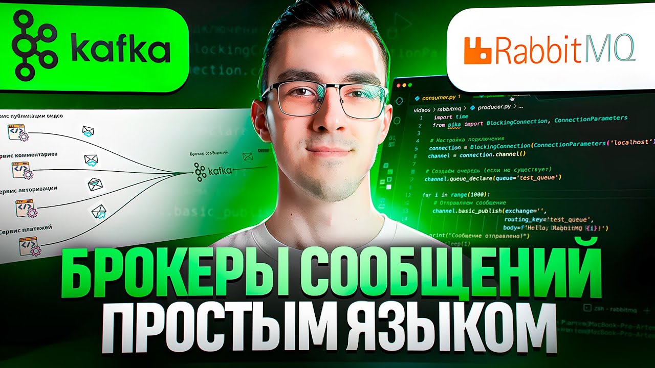 Kafka и RabbitMQ - БРОКЕРЫ СООБЩЕНИЙ Простым языком на понятном примере