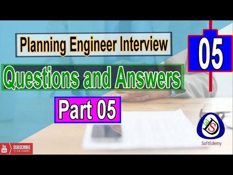 Planning Engineer Interview Questions and Answers Part 01 Interview tips Guidelines planners