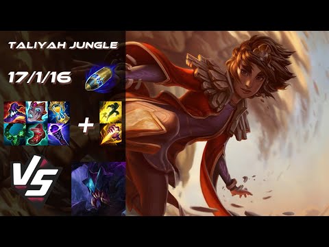 JUNGLE Taliyah vs Rek'Sai - EU Challenger Patch 14.5.1