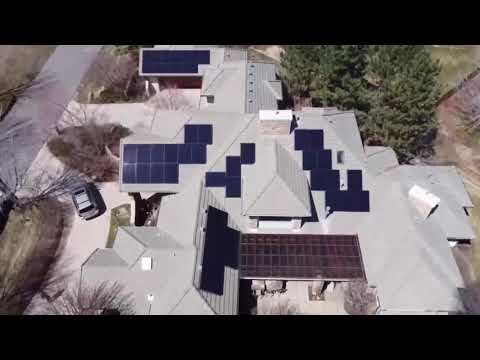 A recent 2021 15.33kW installation by Photon Brothers in Englewood, CO featuring 42 Solaria XT - 365R-watt panels.