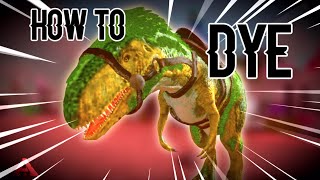 HOW TO DYE YOUR ARK CREATURES! | Ark Mobile | DragonLi