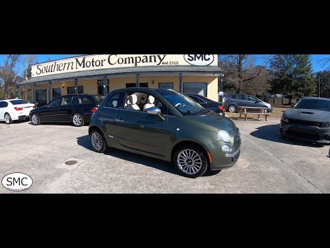2013 FIAT 500 Convertible Lounge | For Sale Review Tour at Southern Motor Company | January 2021