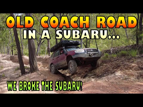 SUBARU ATTEMPTS OLD COACH ROAD - CAPE YORK
