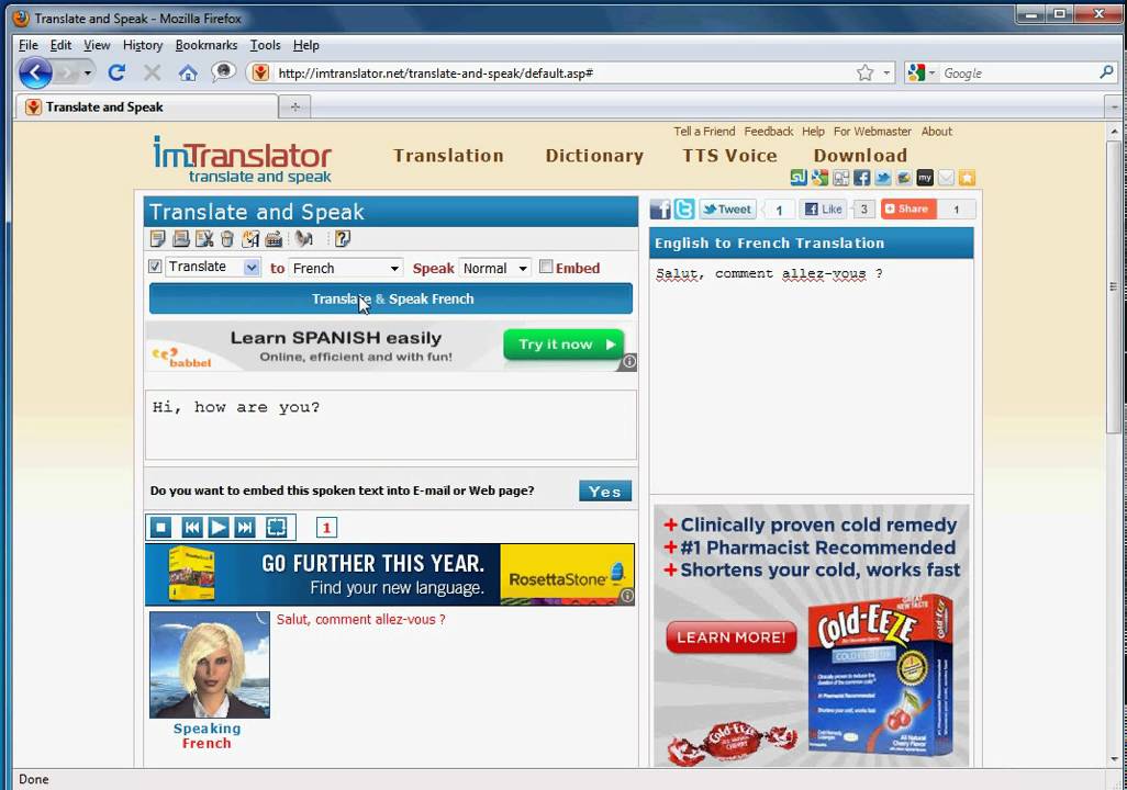 Translate and Speak Video Tutorial