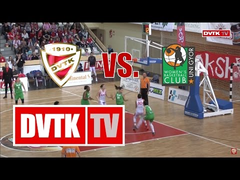 Női kosárlabda NB I. előddöntő, első mérkőzés. Aluinvent DVTK - CMB Cargo UNI Győr