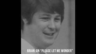 Brian Wilson on &quot;Please Let Me Wonder&quot;