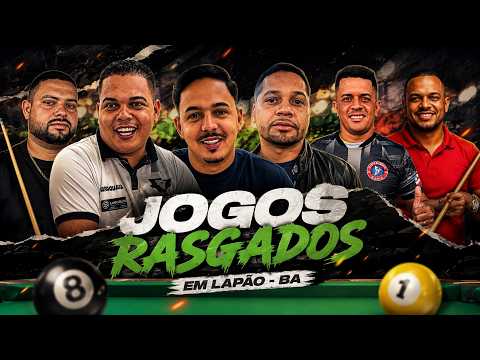 JOGOS RASGADOS EM LAPAO BA #sinuca #aovivo
