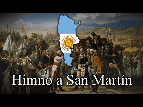 "Himno al Libertador San Martín" Canción Patriótica Argentina, Letra en Español + Inglés