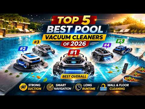 Top 5 Pool Vacuum Cleaners You Need Now!