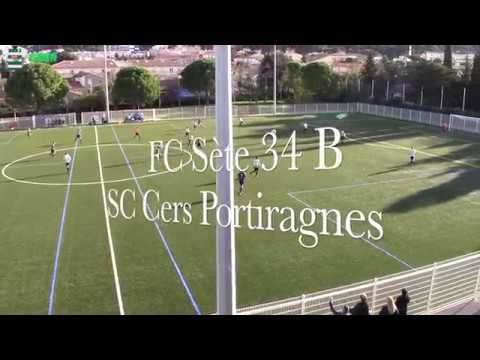 Résumé FC Sète 34 B Cers Portiragnes R2 23 12 2018