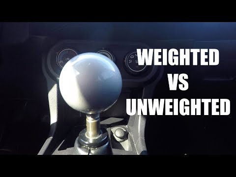 Does a weighted shift Knob really matter?