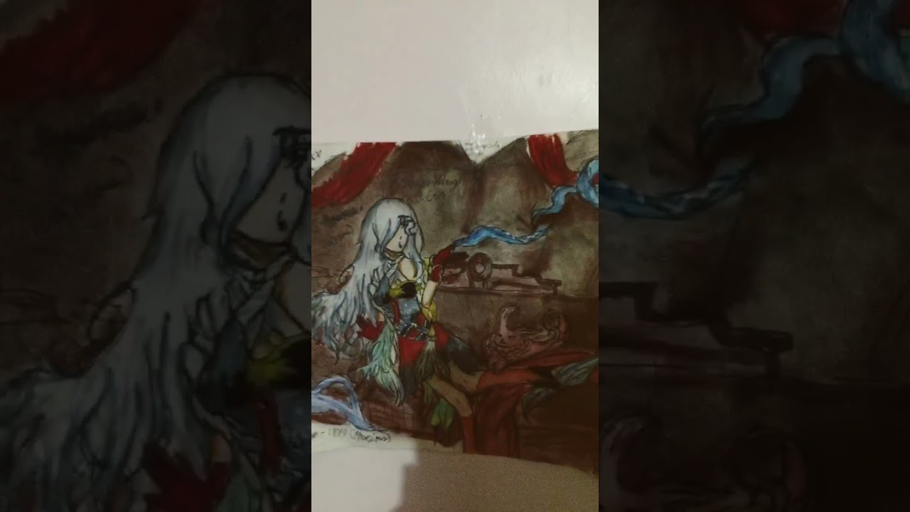 Used lingsha’s splash art anf put my oc! #art #drawstyle #drawing #myartstyle #artist