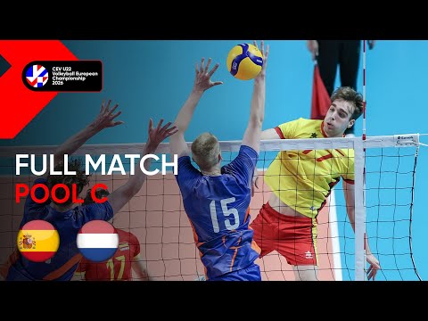 Full Match | Spain vs The Netherlands | CEV U22 Volleyball European Championship 2026 Men | Pool C
