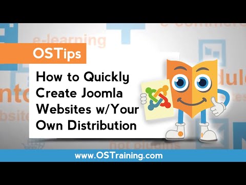 OSTips - How To Quickly Create Joomla Websites With Your Own Distribution