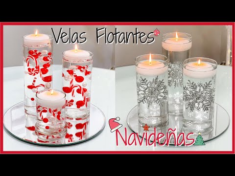 Como fazer: Velas flutuantes para Natal: Aula de Velas Artesanais Como fazer: Velas flutuantes para Natal: Aula de Velas Artesanais