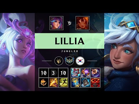Lillia Jungle vs Taliyah: Legendary - KR Challenger Patch 25.S1.2